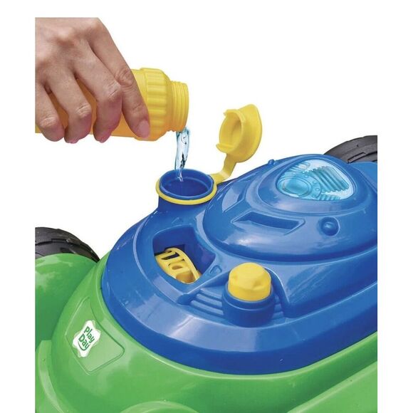 Play Day Push N Bubble Mower Toy with Realistic Sounds! & 4oz Bubble Solution - Picture 3 of 4